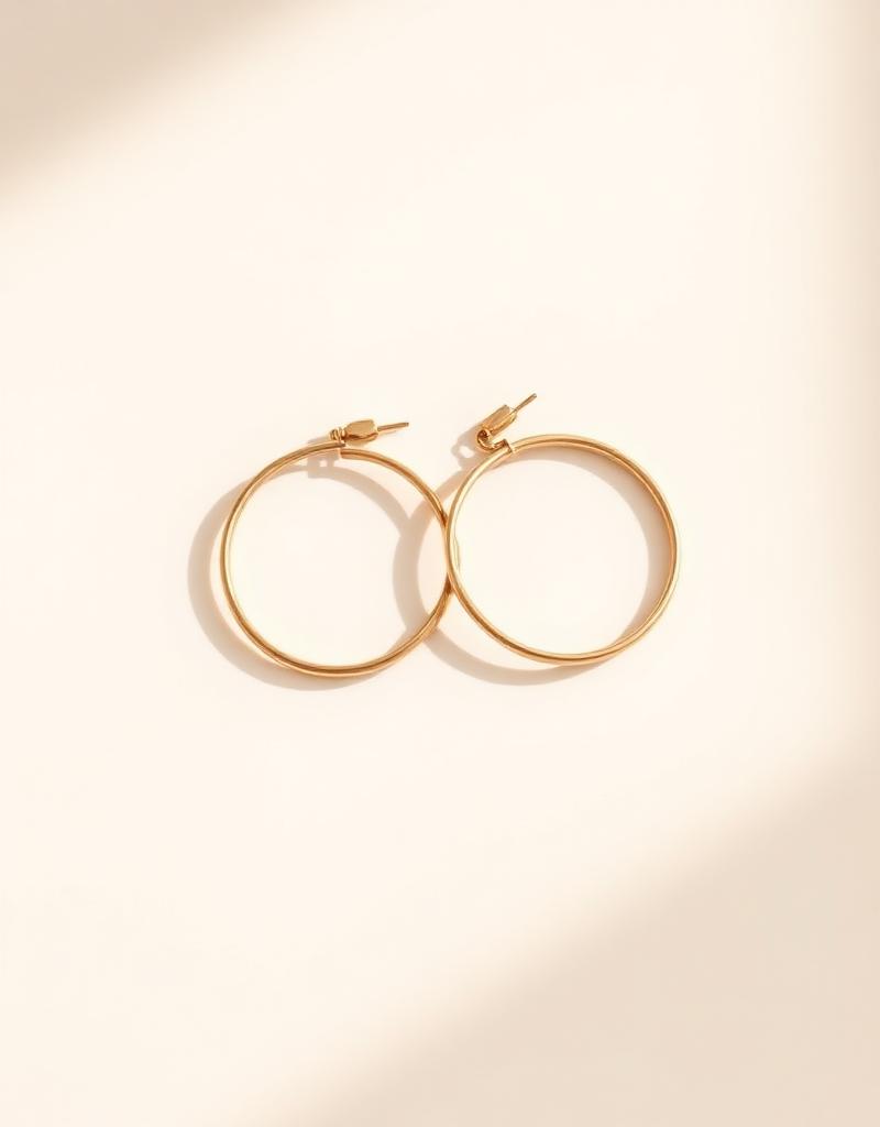 Petite Gold Hoops